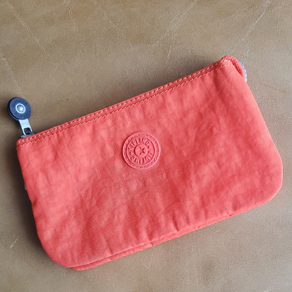 Kipling Orange Wallet Pouch